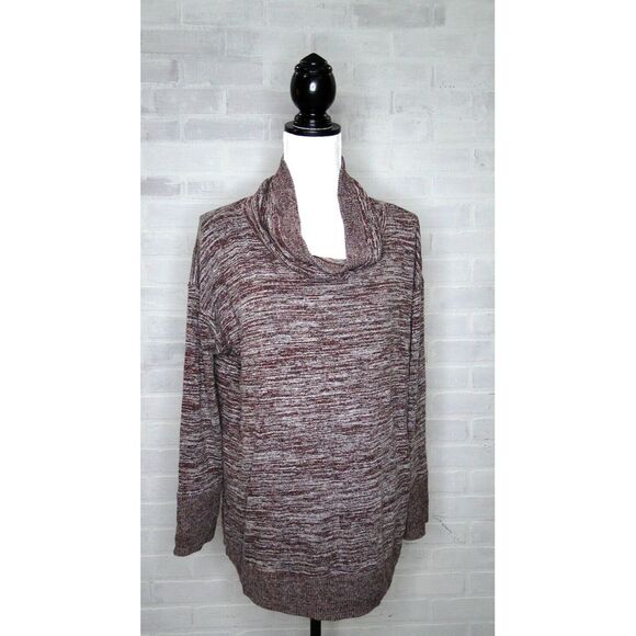Talbots Sweaters - Talbots Light Soft Cowl Neck Tunic Sweater Purple Women's Plus Size‎ 1X